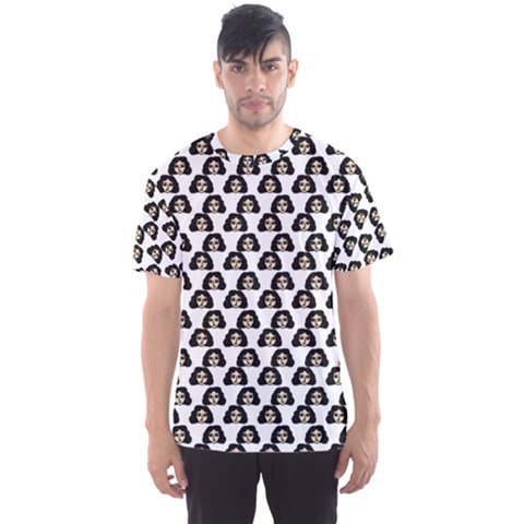 Angry Girl Pattern Men s Sports Mesh Tee by snowwhitegirl