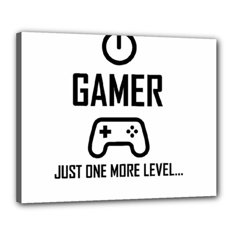Gamer Canvas 20  X 16  by Valentinaart