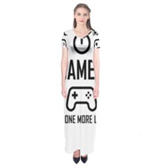 Gamer Short Sleeve Maxi Dress by Valentinaart