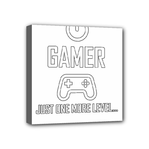 Gamer Mini Canvas 4  X 4  by Valentinaart