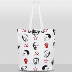 Communist Leaders Full Print Rope Handle Tote (small) by Valentinaart