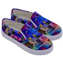 Background Art Abstract Watercolor Kids  Canvas Slip Ons View3