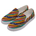 Fabric Texture Color Pattern Men s Canvas Slip Ons View2