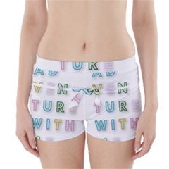 Adventure With Me Boyleg Bikini Wrap Bottoms by NouveauDesign