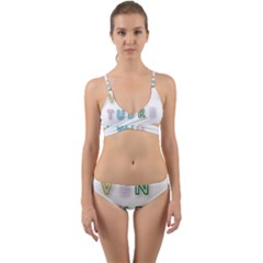 Adventure With Me Wrap Around Bikini Set by NouveauDesign