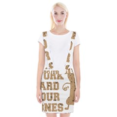 Work Hard Your Bones Braces Suspender Skirt by Melcu