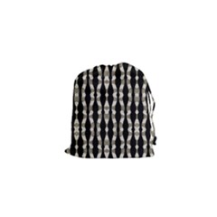 Wavy Stripes Pattern Drawstring Pouches (xs)  by dflcprints
