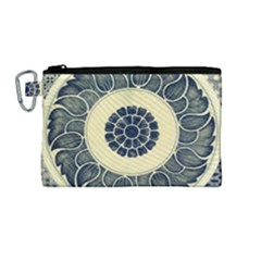 Background Vintage Japanese Canvas Cosmetic Bag (medium) by Nexatart