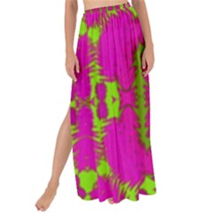 Fern Forest Star Mandala Decorative Maxi Chiffon Tie-up Sarong by pepitasart
