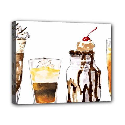 Coffee And Milkshakes Canvas 10  X 8  by KuriSweets