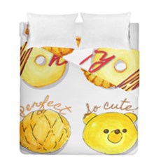 Cute Bread Duvet Cover Double Side (full/ Double Size) by KuriSweets