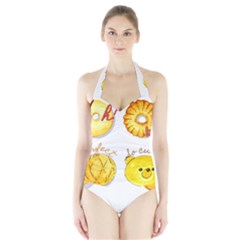 Bread Stickers Halter Swimsuit by KuriSweets