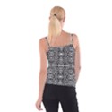 Dark Oriental Ornate Pattern Spaghetti Strap Top View2