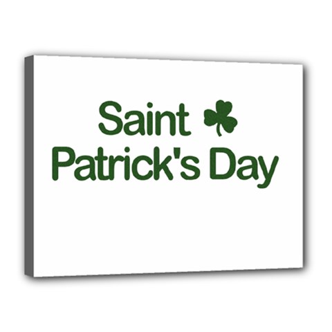  St  Patricks Day  Canvas 16  X 12  by Valentinaart