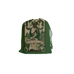  St  Patricks Day  Drawstring Pouches (small)  by Valentinaart