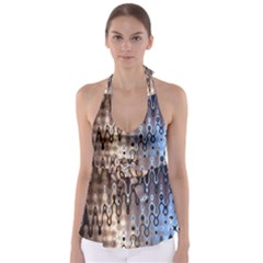 Wallpaper Steel Industry Babydoll Tankini Top by Nexatart