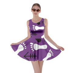 Purple Skater Dress by HASHHAB