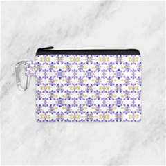 Decorative Ornate Pattern Canvas Cosmetic Bag (small) by dflcprints