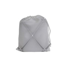 Background Light Glow White Grey Drawstring Pouches (medium)  by Nexatart