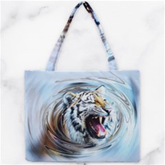 Tiger Animal Art Swirl Decorative Mini Tote Bag by Nexatart