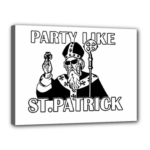  St  Patricks Day  Canvas 16  X 12  by Valentinaart