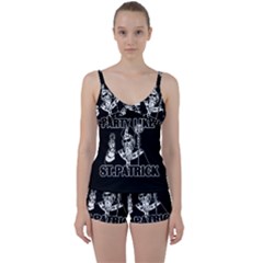  St  Patricks Day  Tie Front Two Piece Tankini by Valentinaart
