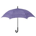 Knitted Wool Lilac Hook Handle Umbrellas (Large) View3