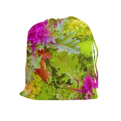 Colored Plants Photo Drawstring Pouches (extra Large) by dflcprints