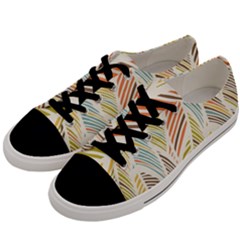 Decorative  Seamless Pattern Men s Low Top Canvas Sneakers by TastefulDesigns