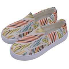 Decorative  Seamless Pattern Kids  Canvas Slip Ons by TastefulDesigns