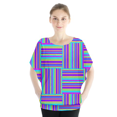 Geometric Textile Texture Surface Blouse by Nexatart