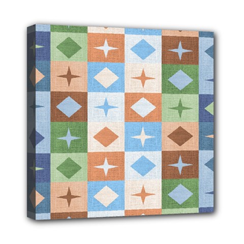 Fabric Textile Textures Cubes Multi Function Bag	 by Nexatart