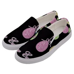 Easter Eggs Men s Canvas Slip Ons by Valentinaart