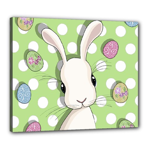 Easter Bunny  Canvas 24  X 20  by Valentinaart