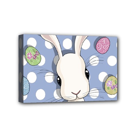 Easter Bunny  Mini Canvas 6  X 4  by Valentinaart