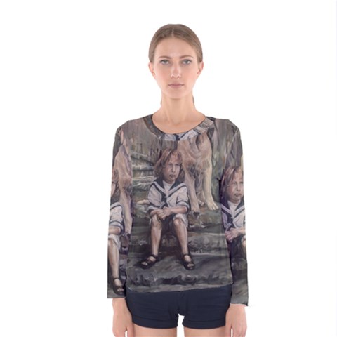 An Old Friend Women s Long Sleeve Tee by redmaidenart