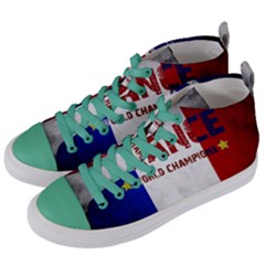 Football World Cup Women s Mid-top Canvas Sneakers by Valentinaart
