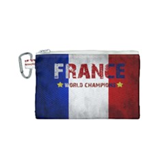 Football World Cup Canvas Cosmetic Bag (small) by Valentinaart