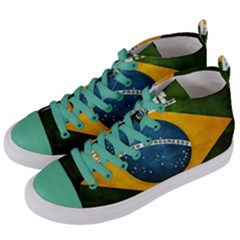 Football World Cup Women s Mid-top Canvas Sneakers by Valentinaart