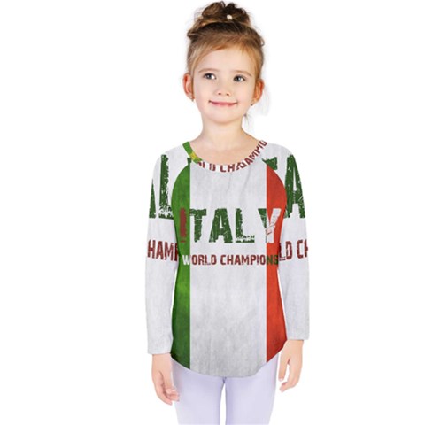 Football World Cup Kids  Long Sleeve Tee by Valentinaart