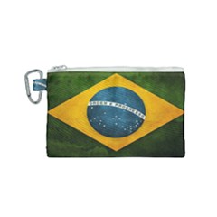 Football World Cup Canvas Cosmetic Bag (small) by Valentinaart