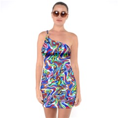 Pattern-10 One Soulder Bodycon Dress by ArtworkByPatrick