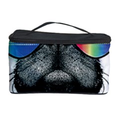 Dj Pug Cool Dog Cosmetic Storage Case by alexamerch
