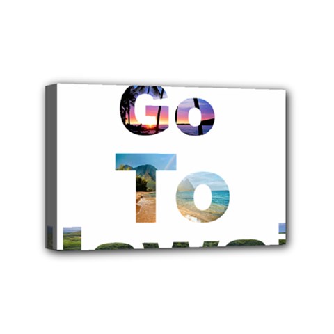 Hawaii Mini Canvas 6  X 4  by Howtobead