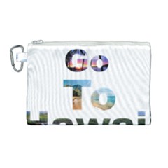 Hawaii Canvas Cosmetic Bag (large) by Howtobead