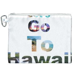 Hawaii Canvas Cosmetic Bag (xxl) by Howtobead