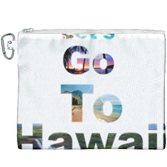 Hawaii Canvas Cosmetic Bag (xxxl) by Howtobead
