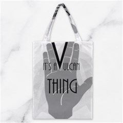 It s A Vulcan Thing Classic Tote Bag by Howtobead