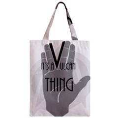It s A Vulcan Thing Zipper Classic Tote Bag by Howtobead