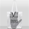 It s A Vulcan Thing Full Print Rope Handle Tote (Small) View1